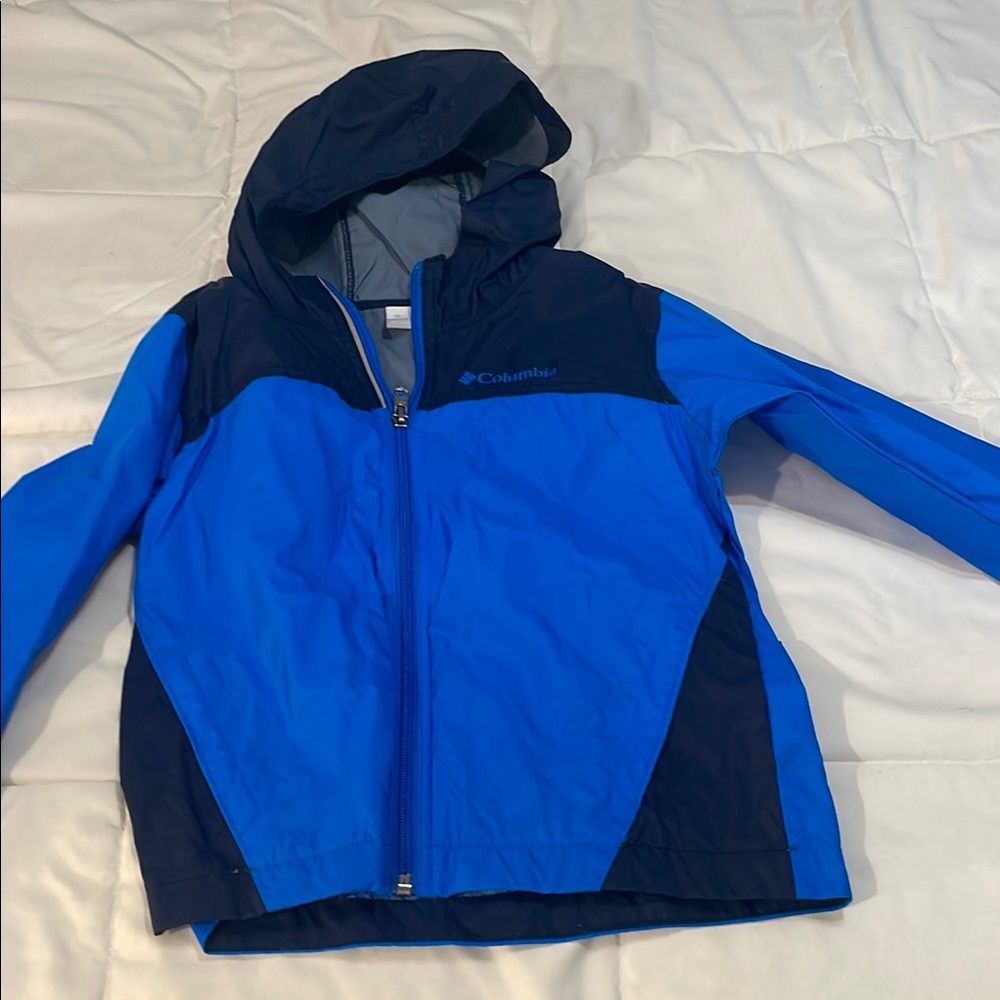Columbia Kids XS 6/7 Blue Rain Jacket